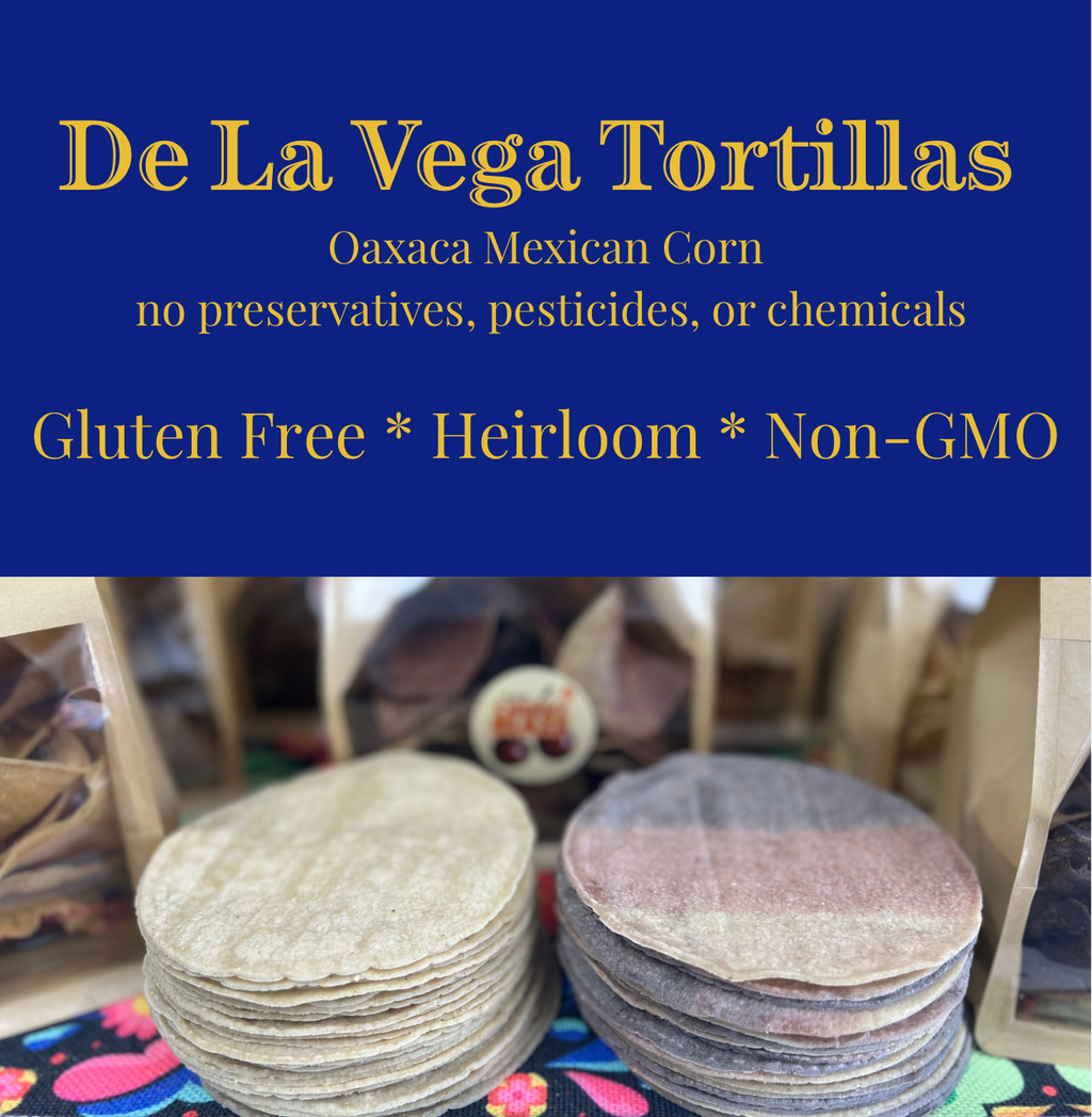 Fresh WHITE Heirloom Corn Tortillas